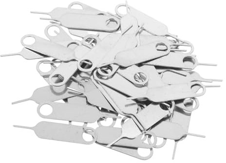 VILLFUL 500pièces Extracteur De Carte Sim Acier Inoxydable Broche Éjection pour Téléphone Portable Outil Sim sans Rayures Et Portable