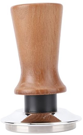 SENECESLI Manomissione del caffè, Manico in Legno Massello Forza Costante Pressione del caffè Manomissione Ergonomica per Caffetteria (58MM)