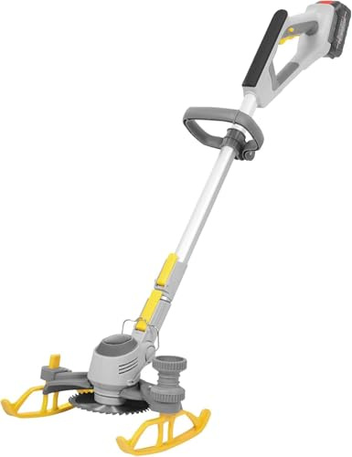 XUXIAO Tondeuse à Gazon électrique puissante, Tondeuse à Gazon portative multifonctionnelle avec Batterie au Lithium Rechargeable, Coupe-Bordures, pour Jardin et Cour