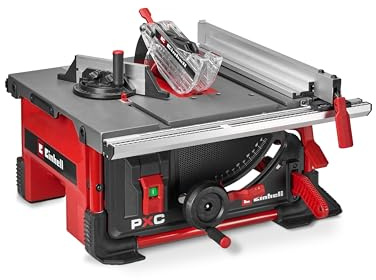 Einhell Scie circulaire sur table sans fil TE-TS 36/8 T Li-Solo Power X-Change (36 V, hauteur de coupe 70 mm, lame Ø 210 mm, extension de table, butée parallèle, avec lame, sans batteries)