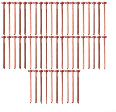 Bulevisiter Clavos de cobre para matar tocones de árbol de 65 mm y 75 mm para una eliminación eficaz de raíces, picos grandes de cobre de 4 pulgadas para eliminación de tocones y mantenimiento de