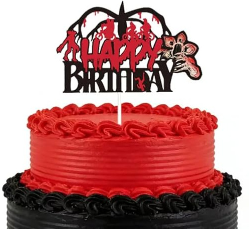 Bunte Tortendeko –1 Teiliges Cake Topper Set für Geburtstag, Party & Kuchen Deko, leichte Tortendekorationen für Cupcakes & Gebäck（f