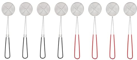 Generic Juego de Cucharones Coladores de Olla Caliente con Largo de Acero Inoxidable para Buffet de Olla Caliente China, 8 Uds.