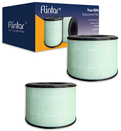 Flintar BS-08 Replacement Filter, Compatible with PARTU BS-08 Air Purifier, Better Filtration and Odor Reduction, 2-Pack