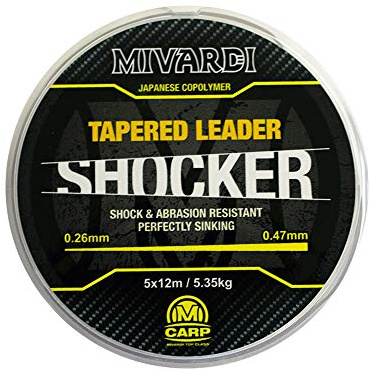 Schlagschnur verjüngt Tapered Leader (0,26-0,47 mm)
