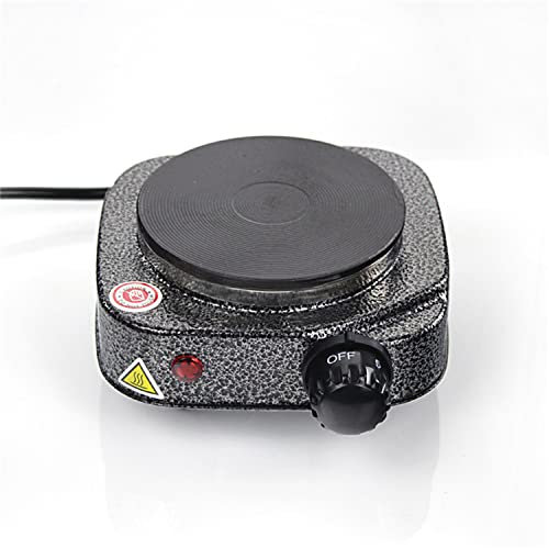Mini estufa, 500 W Mini calentador eléctrico Estufa Placa de cocina caliente Leche Agua Café Horno de calentamiento Aparato de cocina multifuncional