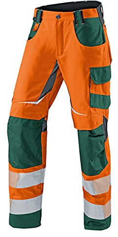 KÜBLER Workwear | KÜBLER REFLECTIQ Sommerhose PSA 2 | warnorange/moosgrün | Größe 31K