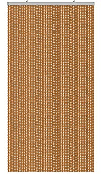 BIANCHERIAWEB Tenda Antimosca Antirumore Caduta Pannello Porta Finestra Casa PON PON 100X220 Rust