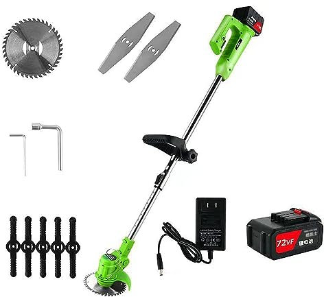 HYQHYX tosaerba batteria Tagliaerba a batteria, tosaerba elettrico 72V20000mAh con caricabatteria al litio 3 in 1