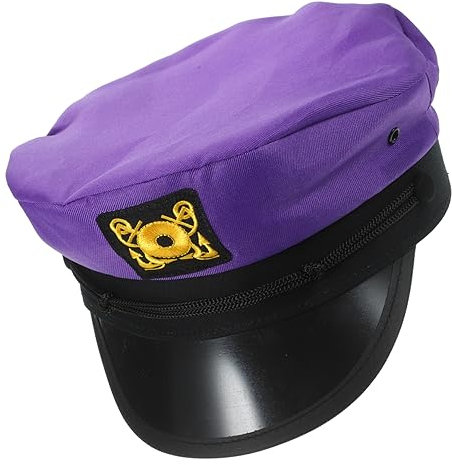 NOLITOY Kapitänsmütze Für Erwachsene Verstellbar Für Cosplay Und Partys Unisex Matrosenhut Leicht Und Perfektes Accessoire Für Nautische