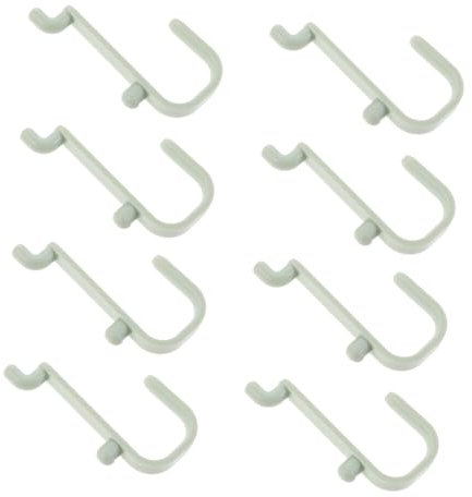 FUNOMOCYA 20pièces Crochets Rangement Panneau Perforé Plastique Crochets Suspension Muraux Pratiques Et Solides Pour Cuisine Et Maison Accessoires Pegboard Multifonctions Pour Organisation