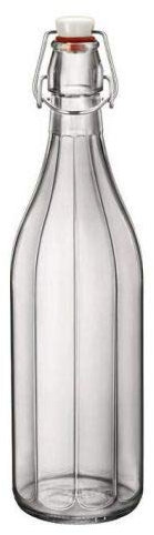 BERARDI | Set 6 bottiglie in vetro per acqua, vino, bevande, drink (VINTAGE ERMETICHE)