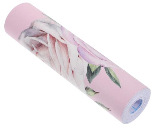 Hoement Adesivo da parete con motivo floreale, autoadesivo, in PVC, per soggiorno, cucina, camera da letto, bagno, 15 x 300 cm