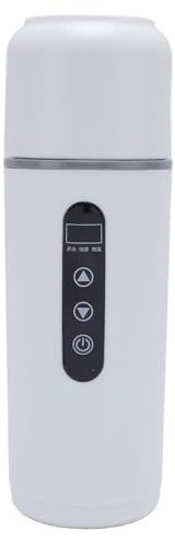 Hervidor de Agua para Coche, 500 Ml, 12 V, 24 V, Hervidor de Agua Eléctrico Portátil de Viaje, Caldera de Agua de Acero Inoxidable 316, Mini Calentador de Agua, Taza Calefactora