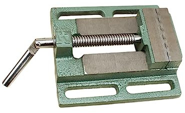 Housoutil Étau D'établi en Fonte de 5 Pouces pour Perçage et Travail du Bois, Poids 3kg, Maintien Sécurisé et Fonctionnement pour Atelier et Bricolage