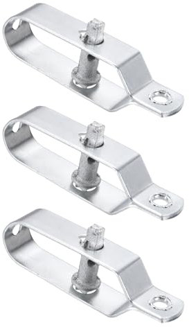 QUARKZMAN 3Pz Tenditore Filo Zincato Tenditore Recinzione Filo Tenditore Recinzione Lunghezza 110mm Filo Catena Recinzione per Recinzione Gioco Recinzione Pascolo Giardino Forestale Argento