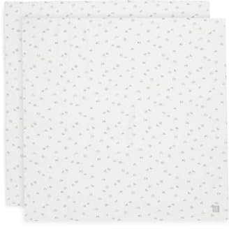 Jollein muslinduk baby – On The Go – 2-pack – 115 x 115 cm – 100% bomull – spottdukar baby – OEKO-TEX certifierad