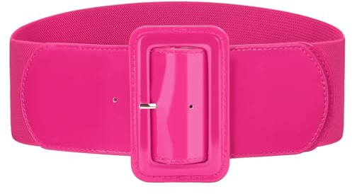 VONMELLI Breiter Elastischer Vintage Damen Gürtel - Dehnbarer Modischer Taillengürtel für Kleid