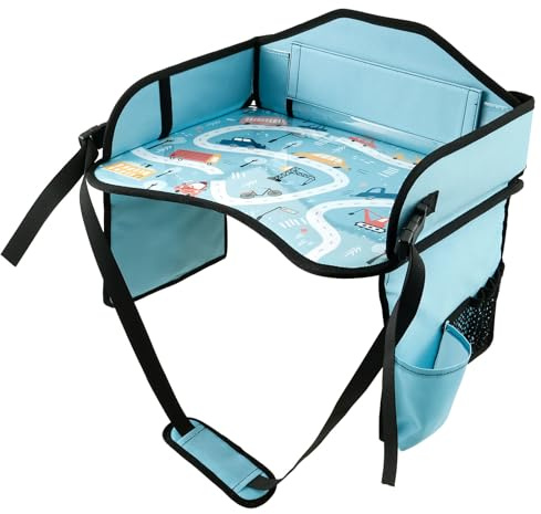 Dauerhafte Autositzschale tragbarer Kinder Reise Tisch Multifunktional Autositztablett für Kinder Roadtrip Aktivität Kinders Reise(C)