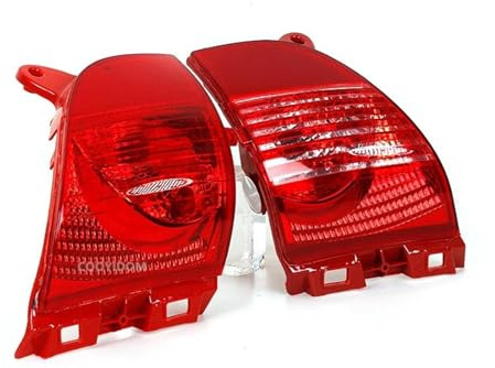 ZSHYTWE LED Antinebbia per Peugeot 308CC C3 2008 2009-2014 per Citroen C3XRRHD Luce Fendinebbia Posteriore Luce Freno Gruppo Ottico Posteriore Luce Paraurti Posteriore