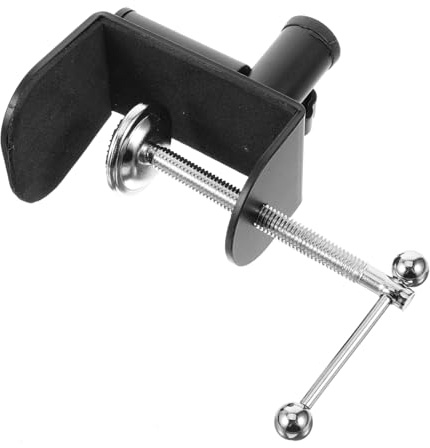 KAILIKETIY Soporte de Micrófono con Pinza de Mesa Metálica Brazo para Transmisión y Grabación Compatible con Teléfonos Tabletas y Ordenadores Fácil Instalación y Versátil