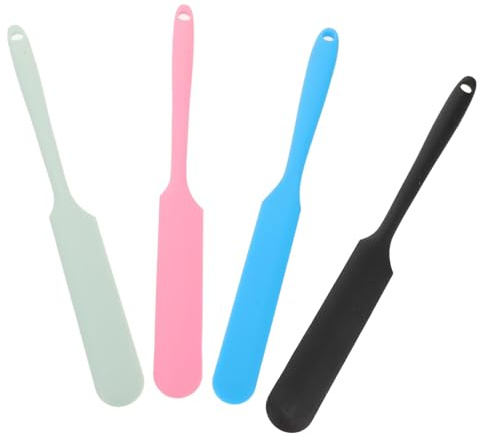 OUNONA 4pièces Spatule de Beauté Plastique pour Épilation Applicateur de Cire Réutilisable Kit de Bâtonnets pour Loisirs Créatifs et Usage Domestique