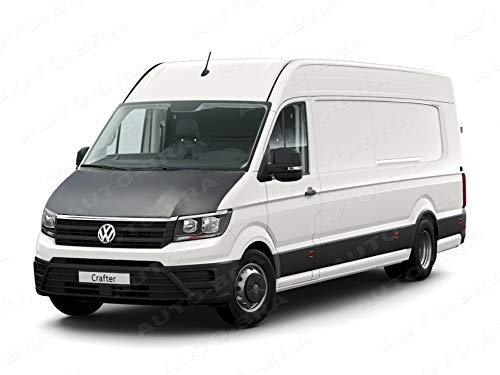 AB3-00523 Vollbra Bra kompatibel mit VW Volkswagen Crafter - Man TGE Bj. ab 2017 Haubenbra Steinschlagschutz Tuning Bonnet Bra