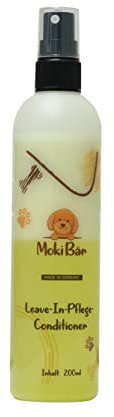 Moki Bär Leave-In-Pflege Conditioner für Hunde 200 ml I Mit wertvollem Arganöl aus Marokko I Für geschmeidiges Fell und Gute Kämmbarkeit I Made in Germany