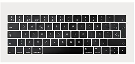 ICTION Nuevo SP España Casquillos Teclas Casquillos Teclado Para Macbook 13 '' 15 A1707 A1706 Teclados Tapas Finales 2016 Mediados 2017 Año