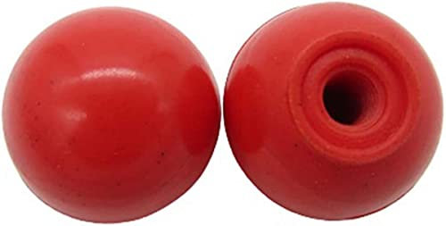 Gerändelte Rändelmuttern, Daumenrad-Kontermutter-Adapter, 10 Stück M6 M8 M10 M12 Pflaumen-Bakelit-Handspannmuttern Griffgewinde Stern mechanische schwarz rote Rändelmuttern kugelförmige Nylonmuttern