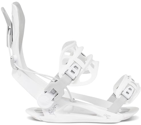 RAVEN - Fixation de Snowboard du 39 au 42 Blanc Mixte