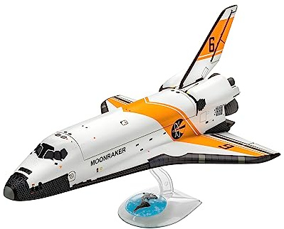 Revell Modellbausatz I Geschenkset James Bond Moonraker I Detailreicher James Bond Bausatz I 64 Teile I Maßstab 1:144 I für Kinder und Erwachsene ab 12 Jahren