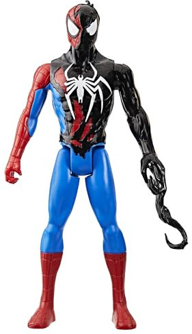 Hasbro Marvel Spider-Man, VenomVersus, Titan Hero Series, Action Figure d'Azione Supereroi di Spider-Man, 30 cm, per Bambini e Bambine dai 4 Anni in Su