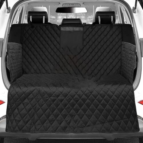 ARTQEDCC Kofferraumschutz Hunde, Für Ford Tourneo Custom I L1/L2 Minivan/Tourneo Custom I L1/L2 Minivan 2018-2023, Pflegeleicht, Wasserdicht, Seitenschutz, Schutz vor Kratzern, Robust, Auto Zubehör