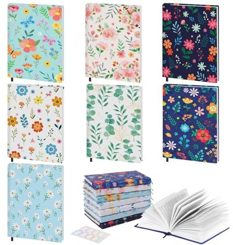 MoKo Buchumschlag, 7 Stück Dehnbare Buchumschlag Taschenbuch Wiederverwendbare und Verstellbare Buchumschläge Schulbücher, Buchhüllen für Lehrbücher, Taschenbuch, bis zu 10×12,5 Zoll