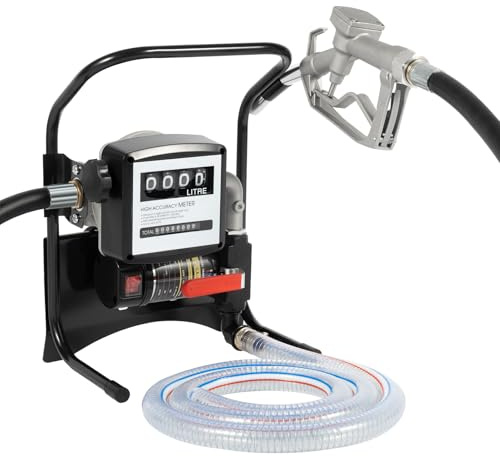 200W 220V Elektrische Ölumfüllpumpe Benzinpumpe Kraftstoffpumpe Dieselpumpe 45 Liter/min Ansaughöhe 10m Öl-Diesel-Umfüllpumpe