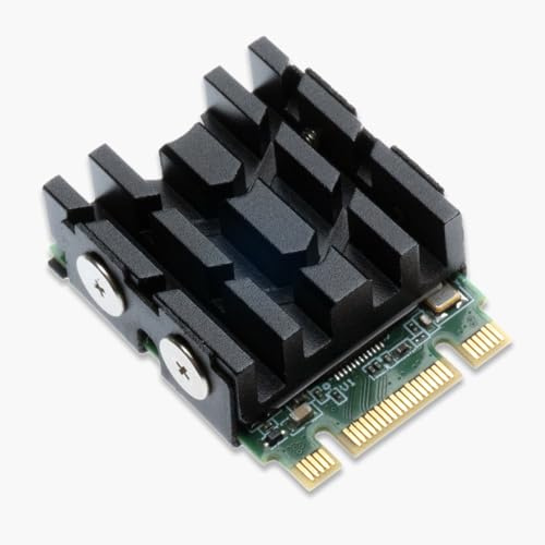 DolDer M.2 2230 SSD Kühlkörper, Aluminium Kühlkörper Heatsink mit Wärmeleitpads für M.2 2230 SSD Unterstützung einseitig und doppelseitig M.2 SSD, für Desktop PC Computer (X2230)