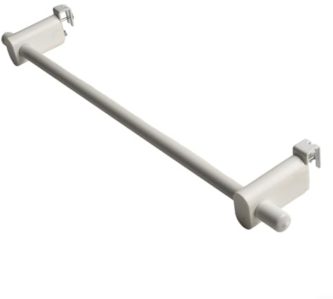 CNANRNANC Bathroom Towel Rail Hanging Storage Holder 50cm ABS Carbon Steel Cloth Hanger for Heating Radiator Space Saving Easy Installation No Screws Needed