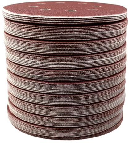Schleifscheiben Exzenter Schleifpapier Schleifscheiben 125mm 8 Loch P24-P2000 (P24, 50, stück)