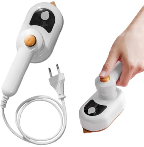 NHQZ Ferro da stiro verticale portatile e pieghevole, vaporizzatore per indumenti, ferro da stiro a vapore da viaggio e per uso domestico