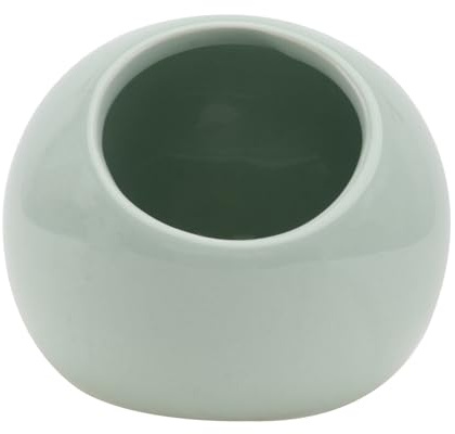 MUELODSIC Nid Rafraîchissant pour Hamster Céramique Lit de Couchage Pratique et Stable Maison pour Petits Rongeurs Accessoire pour Fournitures Animaux