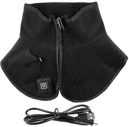 Tour de cou chauffant – 3 réglages de température pour temps froid, épaulière chauffante électrique USB et coussin de cou | pour mari, femme, homme, maman, papa, père, mère, personnes âgées
