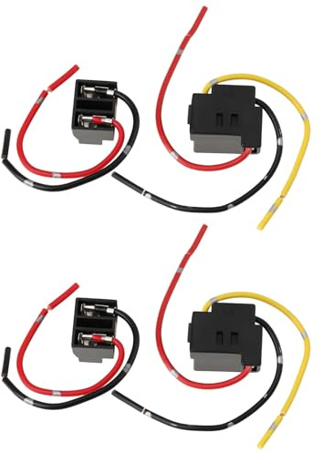 OTOTEC 4X H4 H7 Scheinwerfer Birne Reparatur Kabelbaum Stecker 12/24V für Auto Scheinwerfer Birne Halter Ersatz