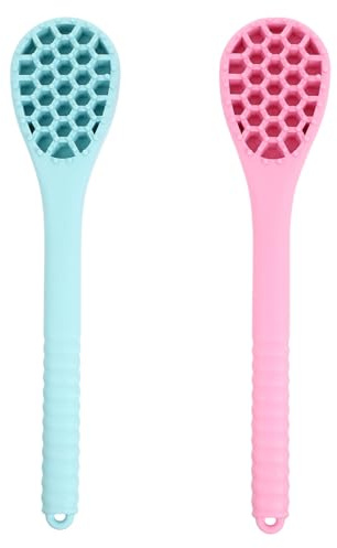 SKISUNO Martillo de Masaje Corporal Antiestrés de Silicona, 2 Piezas, para Piernas y Cuello, Fácil de Limpiar, Integrado Moldeado