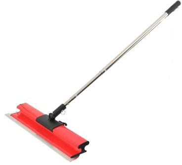 Cozyel Spatola per Stucco con Lama in Acciaio Inox e Asta Telescopica 2m, Set Professionale per Cartongesso, Pareti e Soffitti, Lisciante Multifunzionale per Livellamento e Rasatura