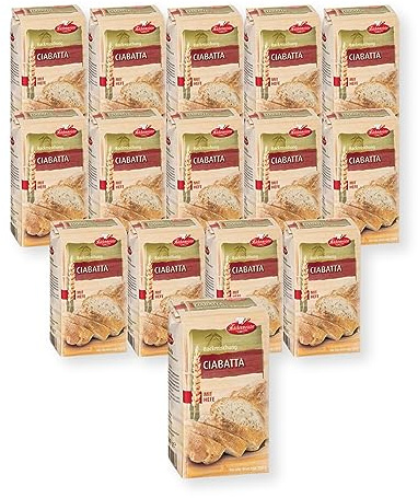 BIELMEIER 7,5 KG KÜCHENMEISTER Brotbackmischung Ciabatta a 0,5 KG Frießinger Mühle