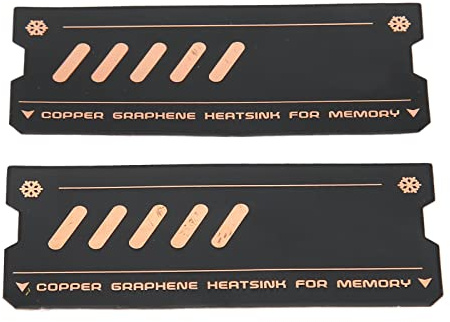 Annadue Dissipatore di Memoria RAM DDR da 2 Pezzi, Dissipatore di Calore di Raffreddamento della Memoria del Laptop Compatibile con la Memoria DDR4 DDR5 (2 Pezzi)