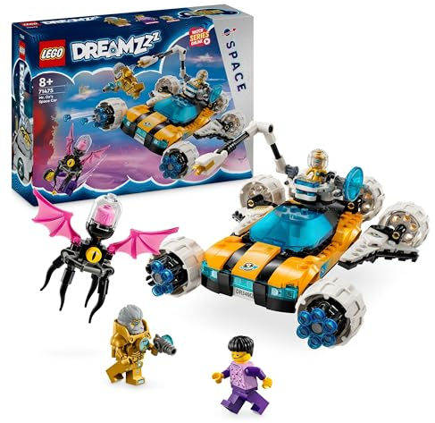LEGO DREAMZzz 2-in-1 Der Weltraumbuggy von Mr. Oz, Set mit Spielzeug-Auto oder Space Shuttle, inklusive Minifiguren Mr. Oz, Albert und Jayden, Weltraum-Geschenk für Kinder ab 8 Jahren 71475