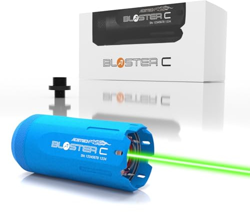 ACETECH Tracer Blaster C Einheit für Airsoft-Spiel, MuzzleFlash, mit Gewinde M14 CCW oder M11 CW, anwendbar auf grüne Tracer-Kugeln