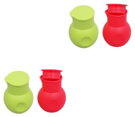 Garneck 4pcs Silicone Melting Pot for Chocolate Moulds Baking Double Boiler Microwave Safe Pour Cup